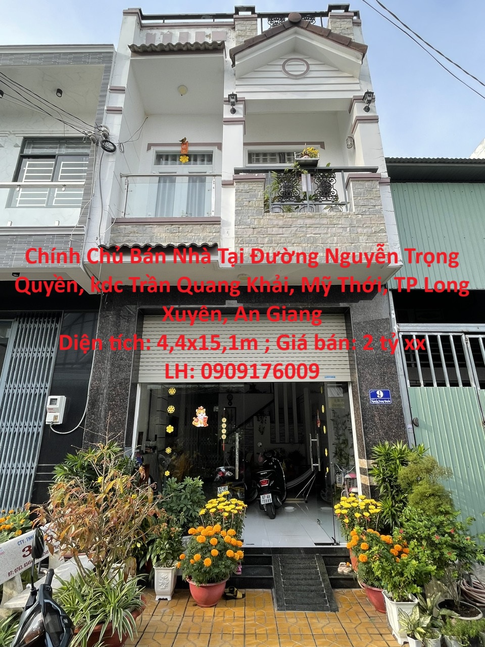 Chính Chủ Bán Nhà Tại Đường Nguyễn Trọng Quyền, kdc Trần Quang Khải, Mỹ Thới, TP Long Xuyên, An - Ảnh chính